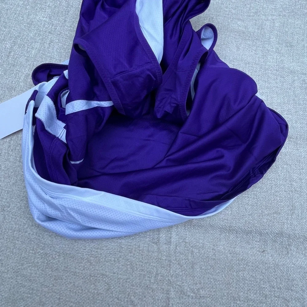 Nike Reversible Basketball Jersey Purple White Mesh Tank Top 3XL NWT